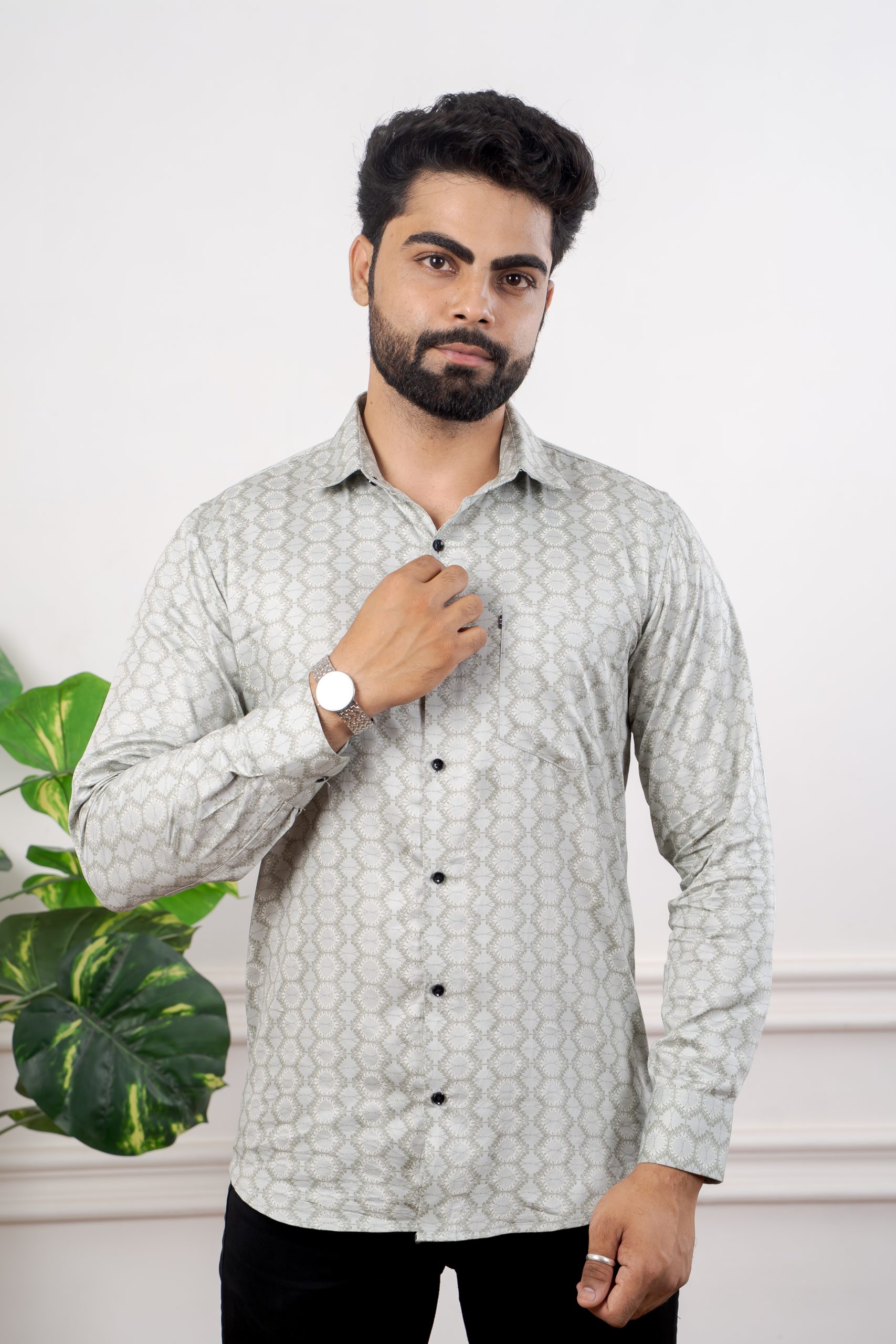 Men's Comfort Slim Fit Pure Cotton Shirt