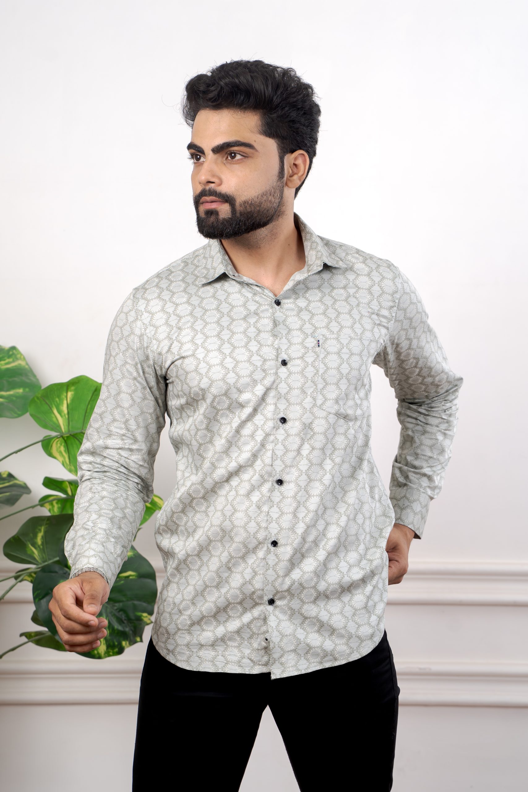 Men's Comfort Slim Fit Pure Cotton Shirt - Image 3