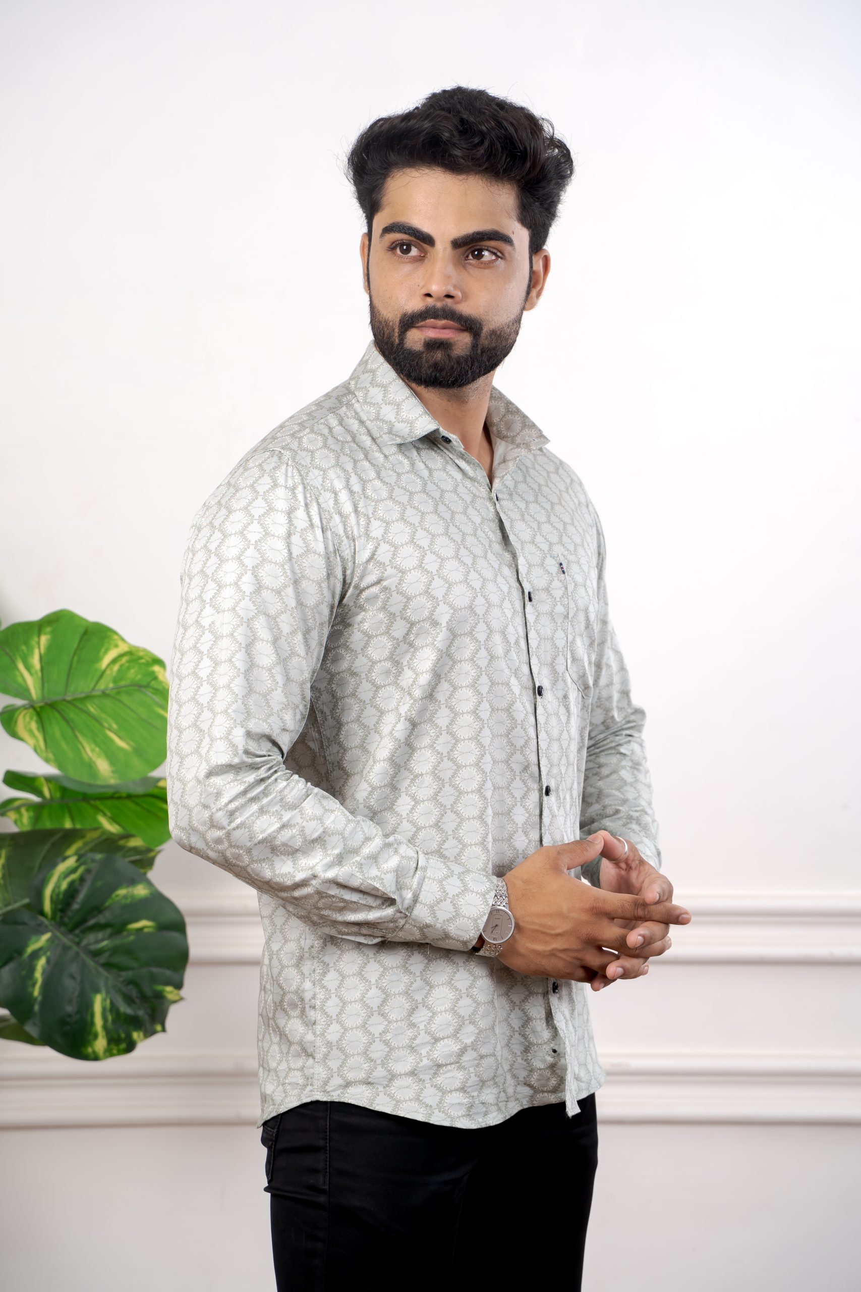 Men's Comfort Slim Fit Pure Cotton Shirt - Image 6