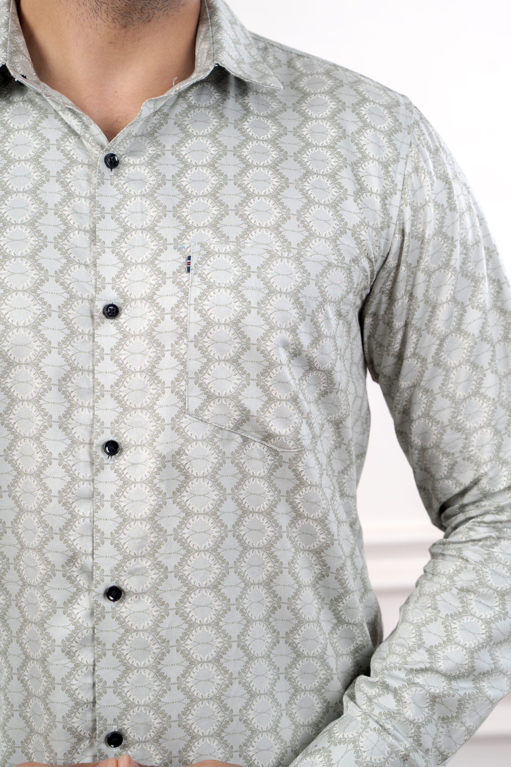 Men's Comfort Slim Fit Pure Cotton Shirt - Image 7