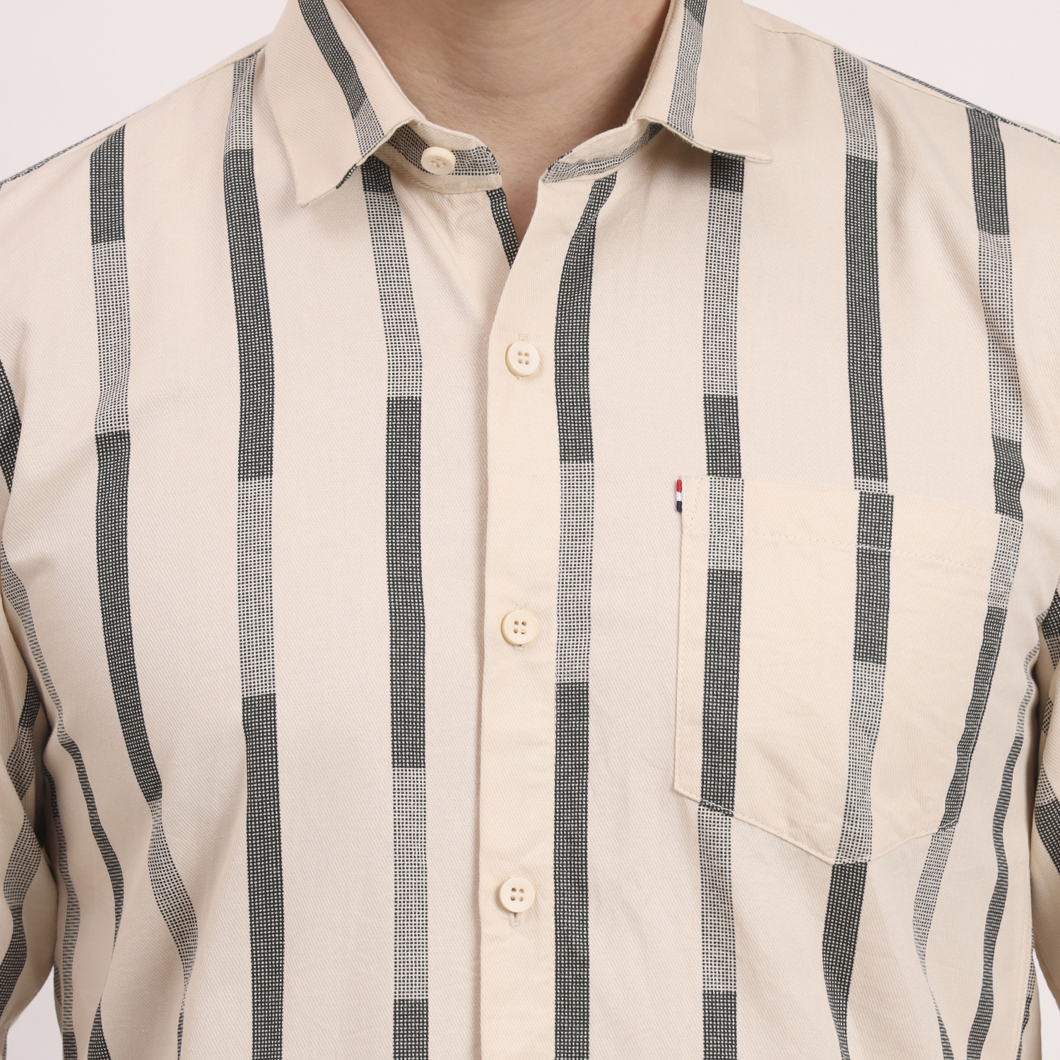 Cotton Casual Printed Striped Stylish Latest T-Shirt for Men - Image 4